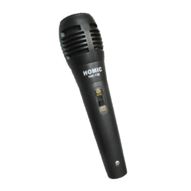 Mic Microfon Microphone Homic HM-138 Sistem Kabel Original