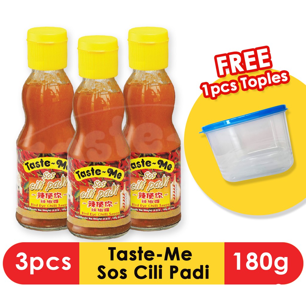 

TASTE - ME Sambal Sos Cili Padi [180 g] - Triple Pack