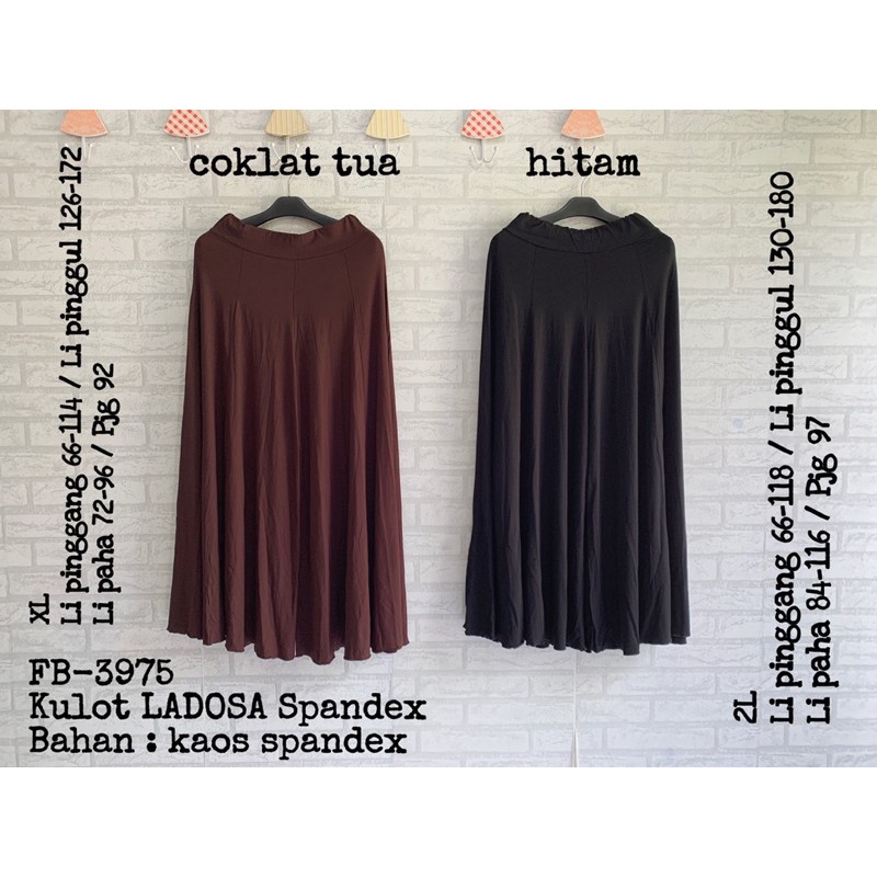 Celana Kulot Ladosa Spandex Size XL / 2L