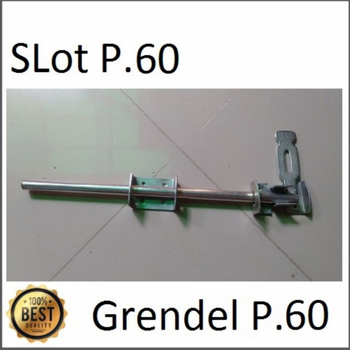 Grendel Slot Pintu Pagar Besi Gebyog Panjang 60 Cm Berkualitas