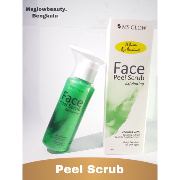 Face Peel scrub Ms Glow / Scrub Ms Glow / Eksfoliasi