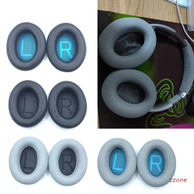 Zzz Bantalan Earpads Memory Foam Lembut Bentuk Bulat Untuk Headphone QC25