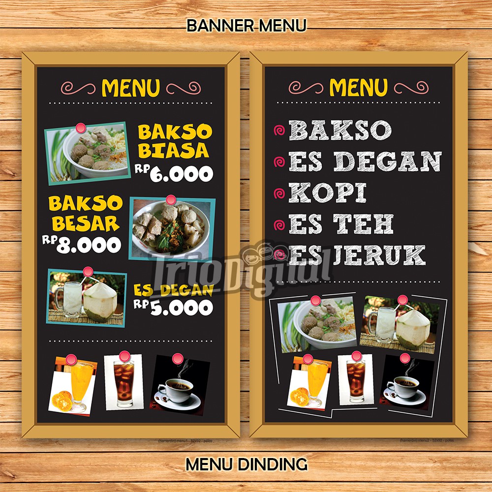 Jual BANNER MENU MAKANAN | Shopee Indonesia