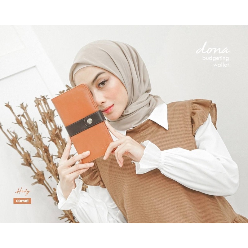 Dona Wallet Dompet Wanita Budgeting Synthetic Leather by HODY