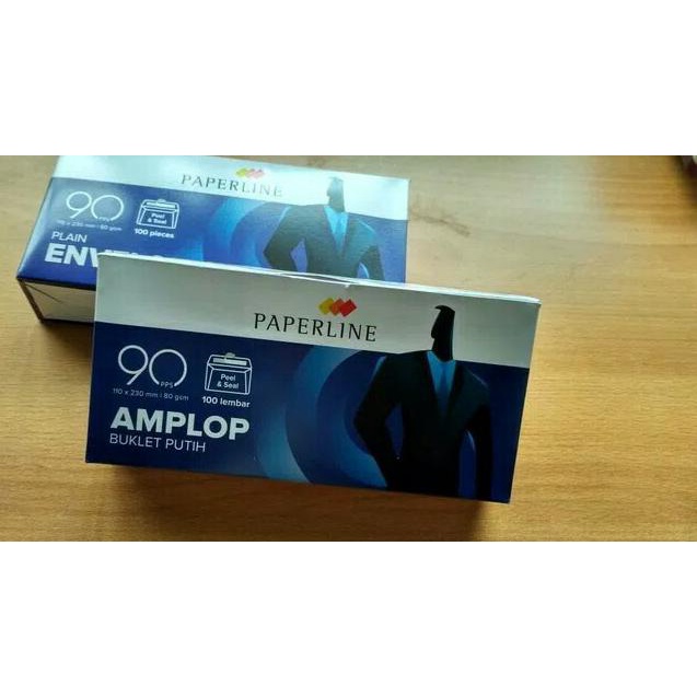 

✹ AMPLOP PUTIH POLOS PANJANG PAPERLINE 90 PPS GROSIR ➤