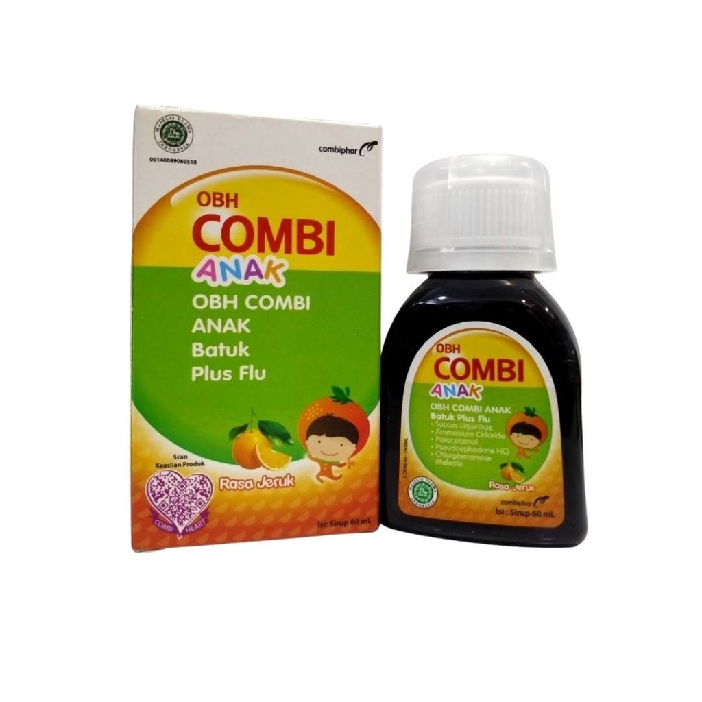 Obat Batuk OBH COMBI Anak Aneka Rasa 60 ML