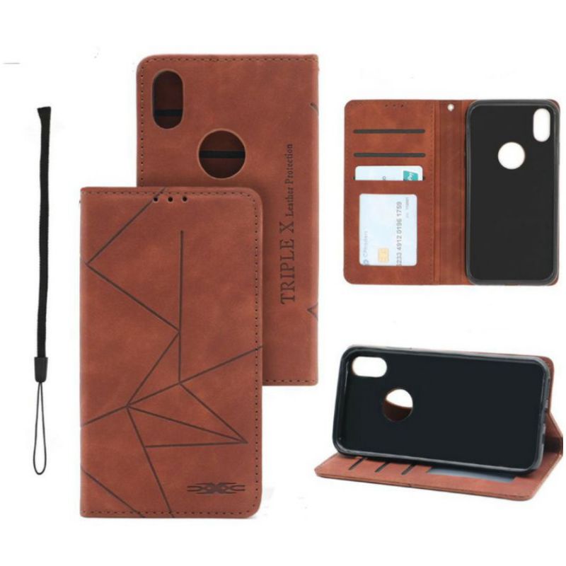 flip case infinix Smart 5 Smart 4 Note 8 Hote 8 Case Dompet flip Cover