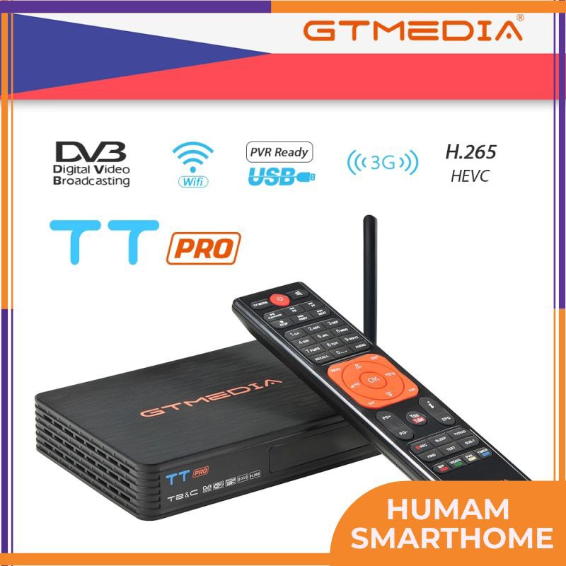 Receiver Tv Digital GTMEDIA TT PRO DVB-T2/T Terrestrial TV Receiver HD Digital TV Tuner Receptor