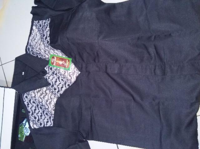 Best Seller!!! Baju Batik Sarimbit Set Gamis Kemeja Lengan Pendek Couple Morena By Titiek Batik