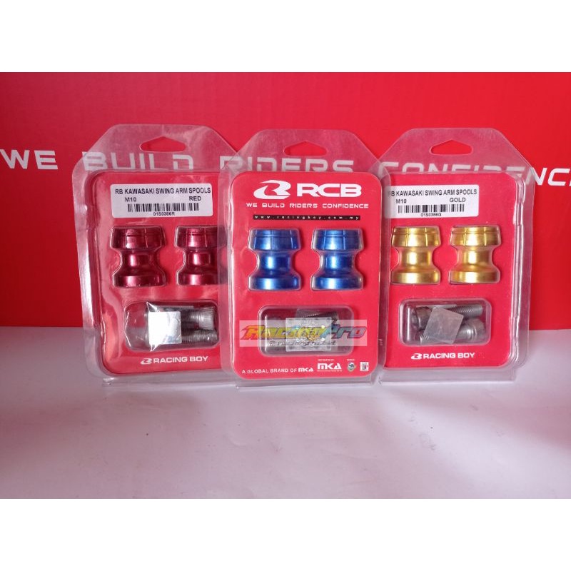 JALU PADDOCK  RCB/ PEDOK RCB/ SWING ARM SPOOLS RCB KAWASAKI M10 ORIGINAL 100%