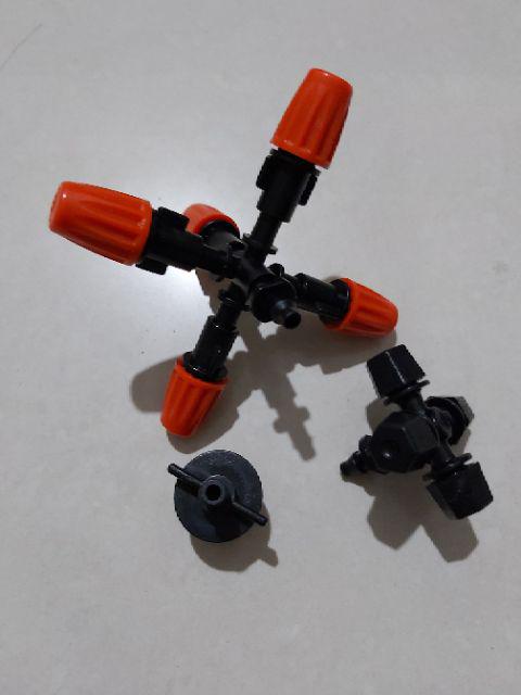 Nepel Untuk Sprayer 6mm Cocok Dipasang Ke Selang Pe 7m