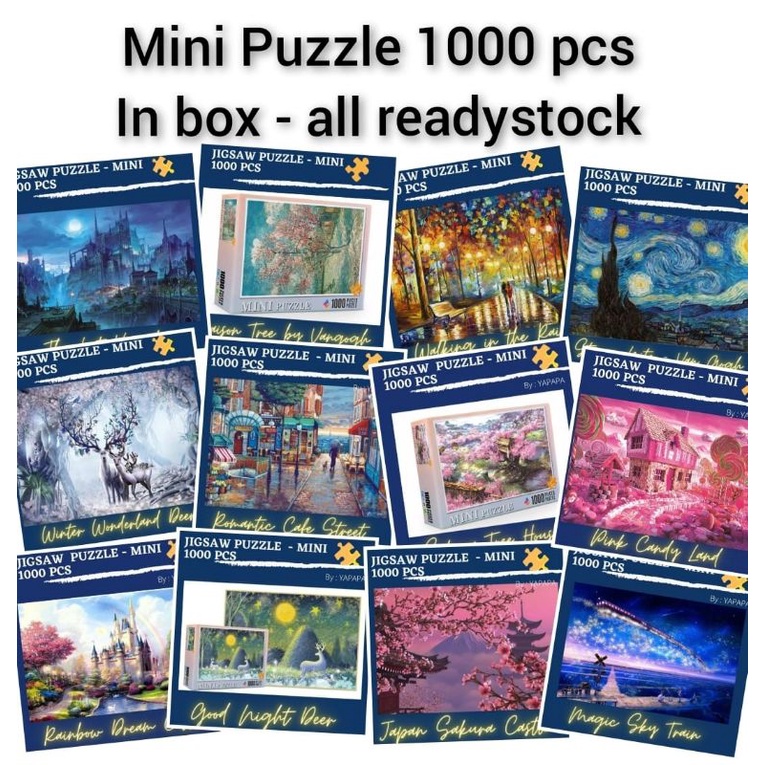 Jigsaw Puzzle mini 1000 pcs - puzzle 1000