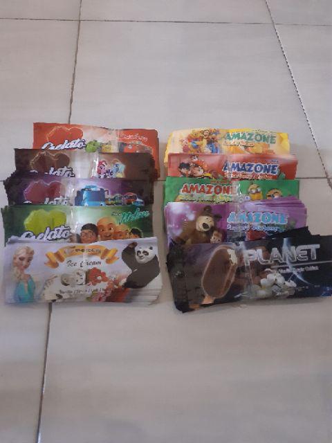 Plastik Es Magnum Planet / Grosir Kemasan Es Krim / Penjual Kemasan Es Krim / Distributor Kemasan Es