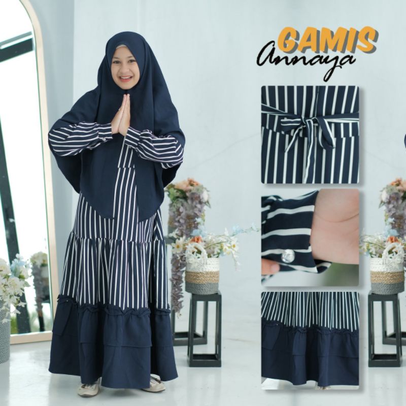 Gamis Annaya By Coolbee / Gamis Remaja 12-20T