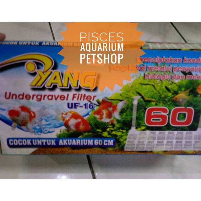 UNDERGRAVEL FILTER AQUARIUM 60CM