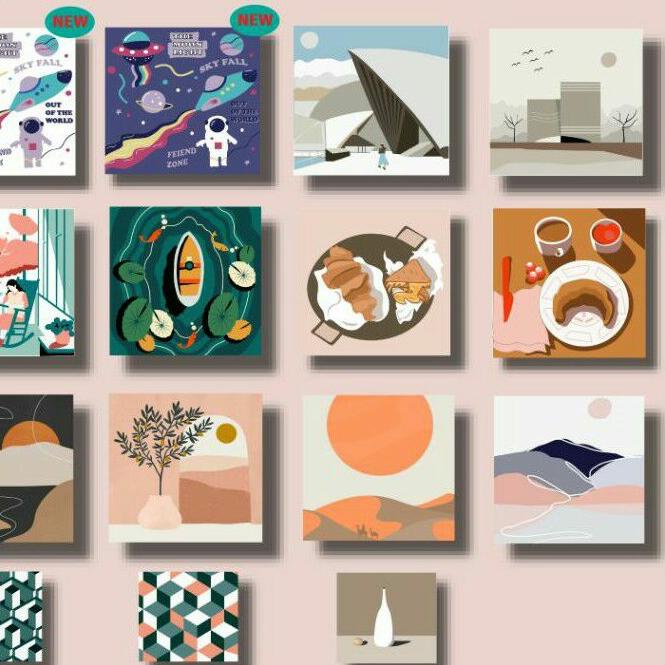 

Rekomended⭐! PAINT BY NUMBER PLUS WOODEN EASEL kanvas 20x20 ALAT LUKIS LENGKAP painting kit [IJ20].,