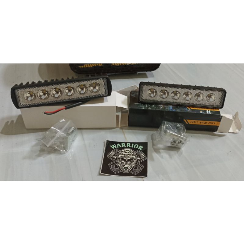 lampu tembak led 6mata/lampu papan nomor/lampu mobil