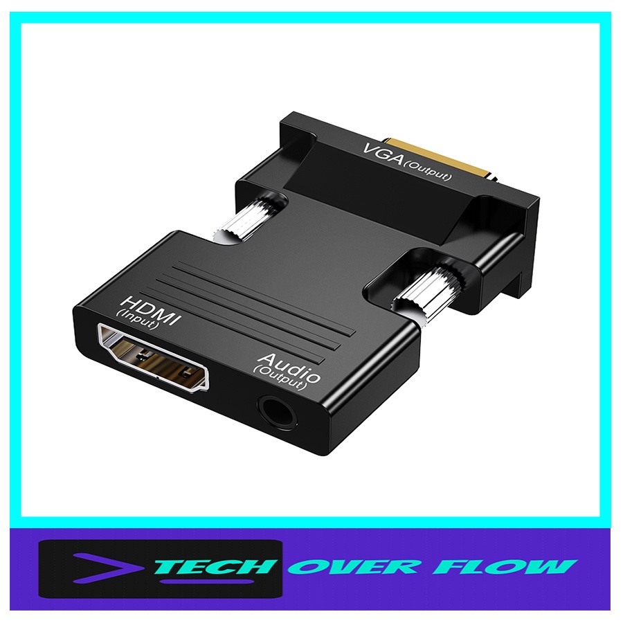 konverter hdmi female to vga male / konverter hdmi to vga / Tech Over Flow