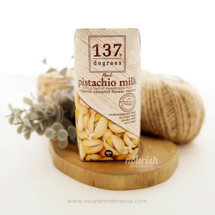 137 Degrees Real Pistachio Milk With Organic Coconut Nectar 180ml