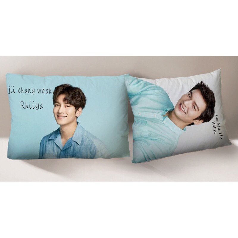 (SEHARI JADI ) BIKIN BANTAL CUSTOM JII CHANG WOOK & LEE MIN HO JI CHNG WOK WUK CUSTOM DESIGN KOREA
