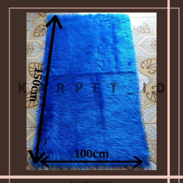 KARPET BULU LANTAI ukuran 100x150 | Memiliki Bulu Tebal Empuk dan Lembut