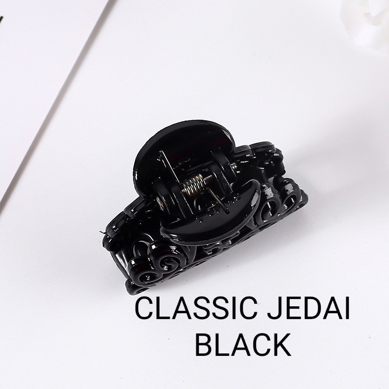 CLASSIC JEDAI BLACK / JEPIT RAMBUT IMPOR KOREA / JEPITAN RAMBUT AKSESORIS WANITA / PERNAK PERNIK