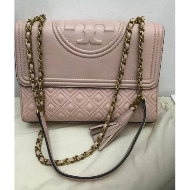 tory burch flemming shell pink