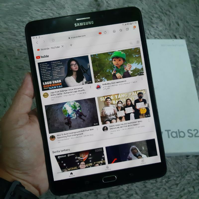 Samsung Galaxy Tab S2 3/32 8" T715y second berkualitas