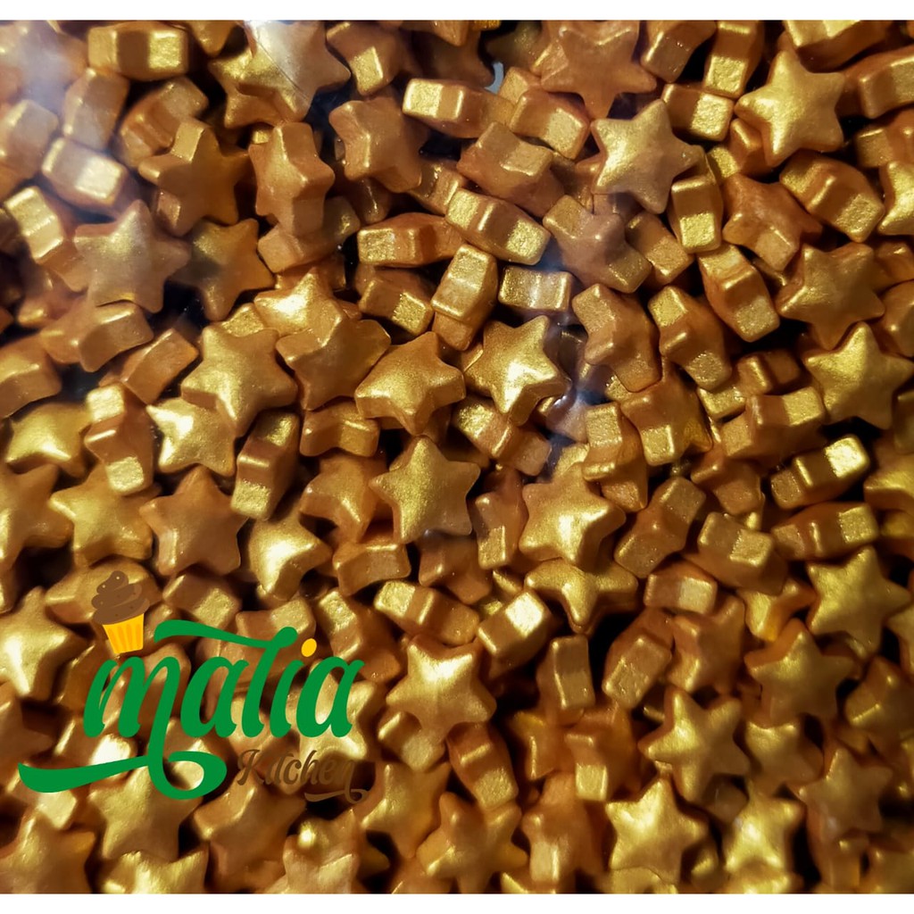 

hiasan kue dekorasi cake preium sprinkles emas 25 gram