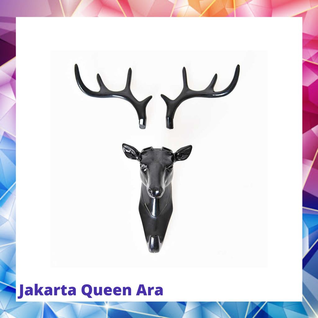 Gantungan Dinding Model Antlers Head - YQX003-201