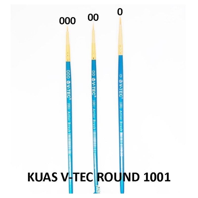 

Brush / Kuas lukis / Kuas V-Tec 1001 / Vtec Round / Bulat