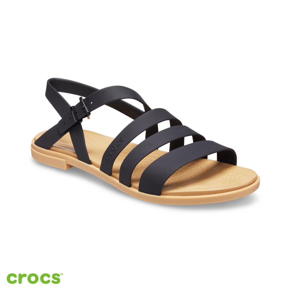 Crocs Wanita  Tulum Tali / Flat Sandal Wanita / Fashion Korea / Fashion Wanita - Black -206107-00W