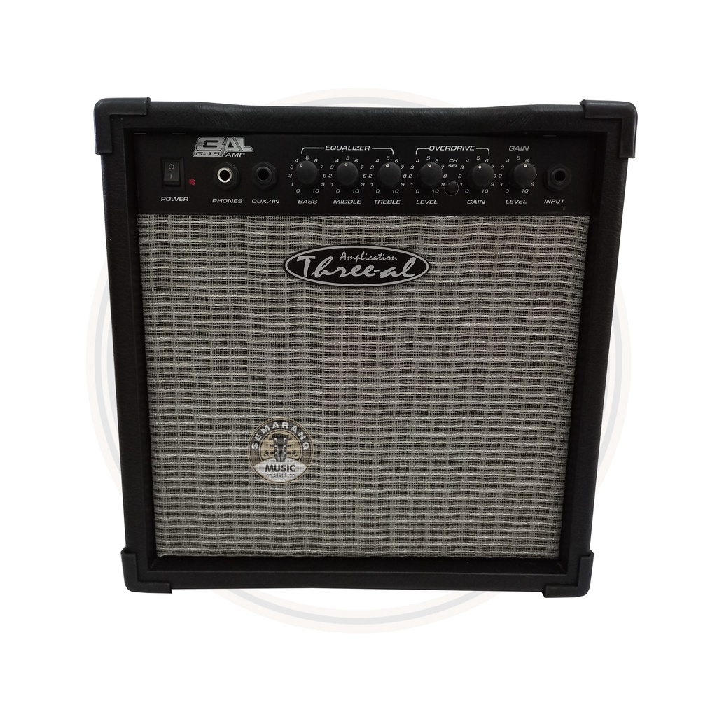 Amplifier Gitar Ampli Gitar dan Bass Merk Three Al 8&quot; inch Amply Gitar