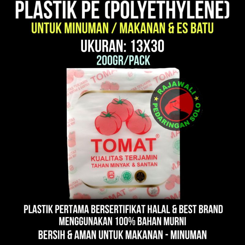 PLASTIK PE 13X30 UNTUK ES TEH ES BATU DLL