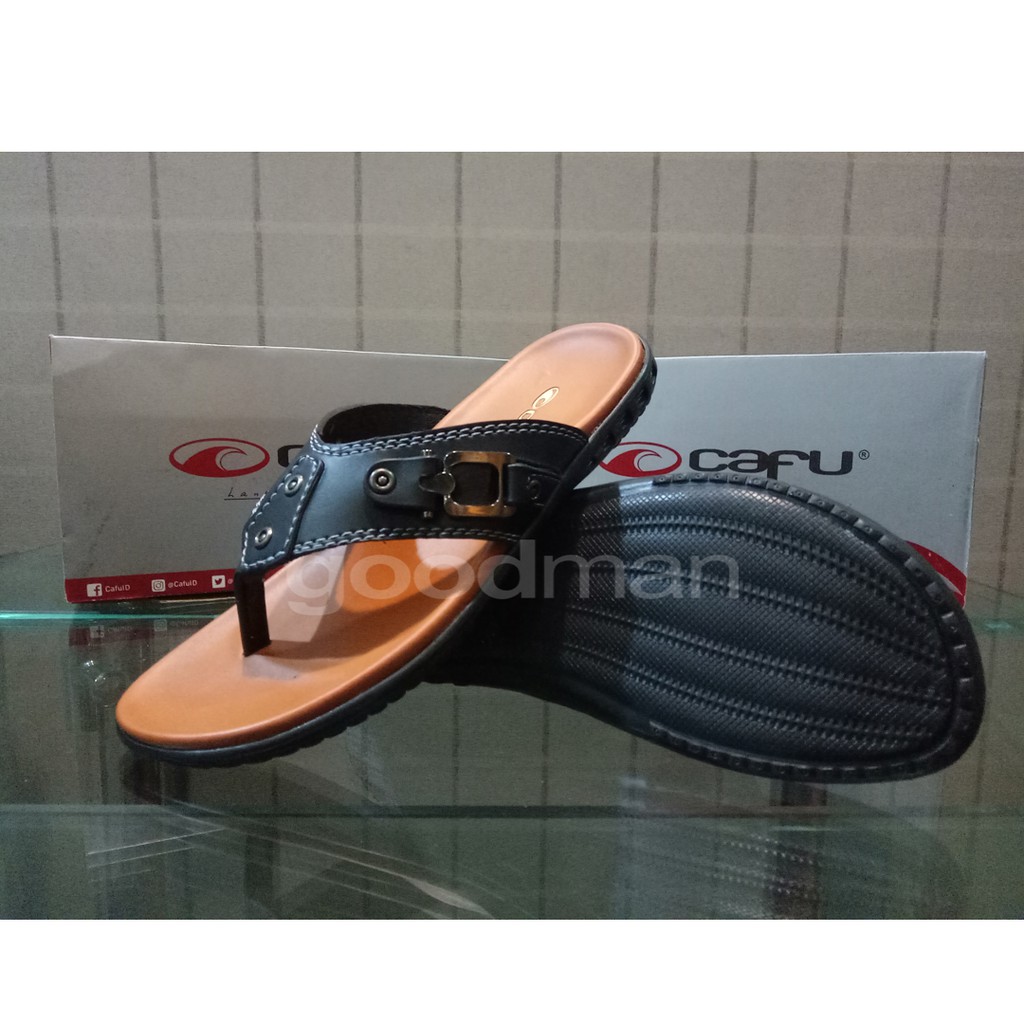 Sandal Pria Recoba Black CAFU