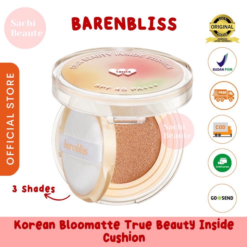 BNB BarenBliss BarenBlis Baren Bliss Korean Bloomatte True Beauty Inside Cushion 24H Full Coverage