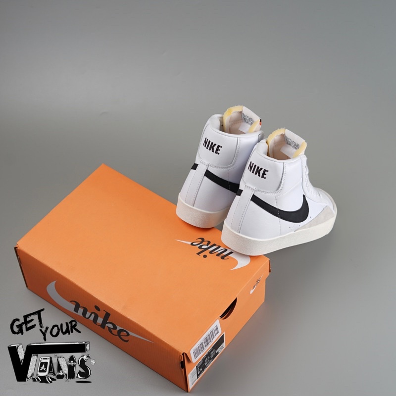 Nike Blazer Mid Vintage 77 White Black 1000% Original Bnib