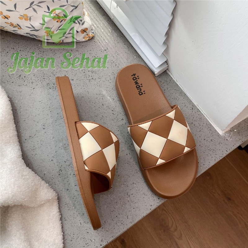 Sandal Tawana Women Slip On Diamond Sendal Wanita G1-188