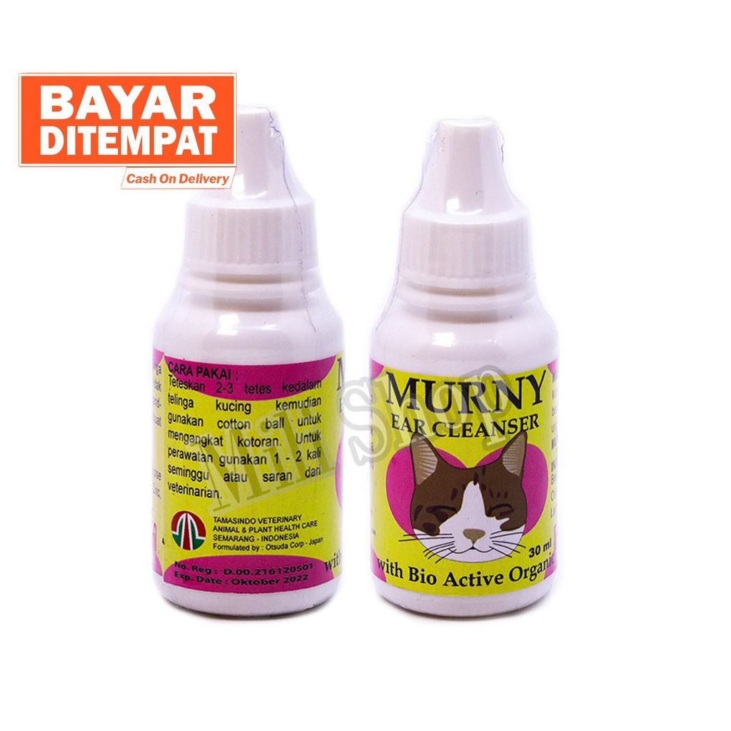 OBAT TELINGA KUCING TETES PEMBERSIH KUPING MURNY