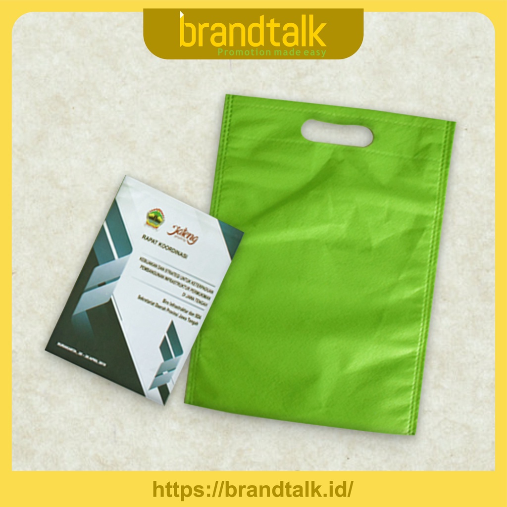 

Paket Seminar Kit isi 2 - Tas Spundbond 30x40x10 , Bloknote A5