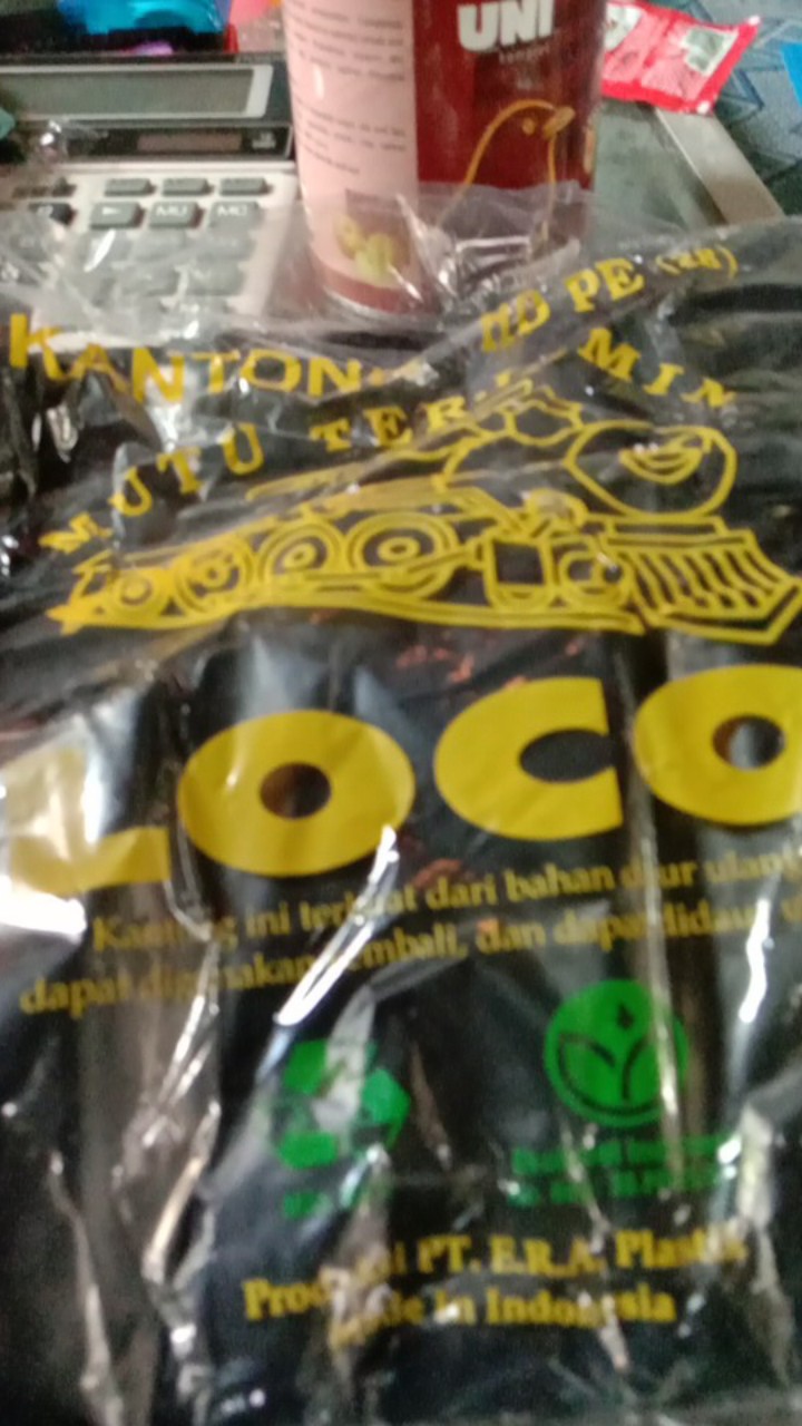 Loco - Kantong Plastik Hitam Hd Pe Tebal Ori 100%