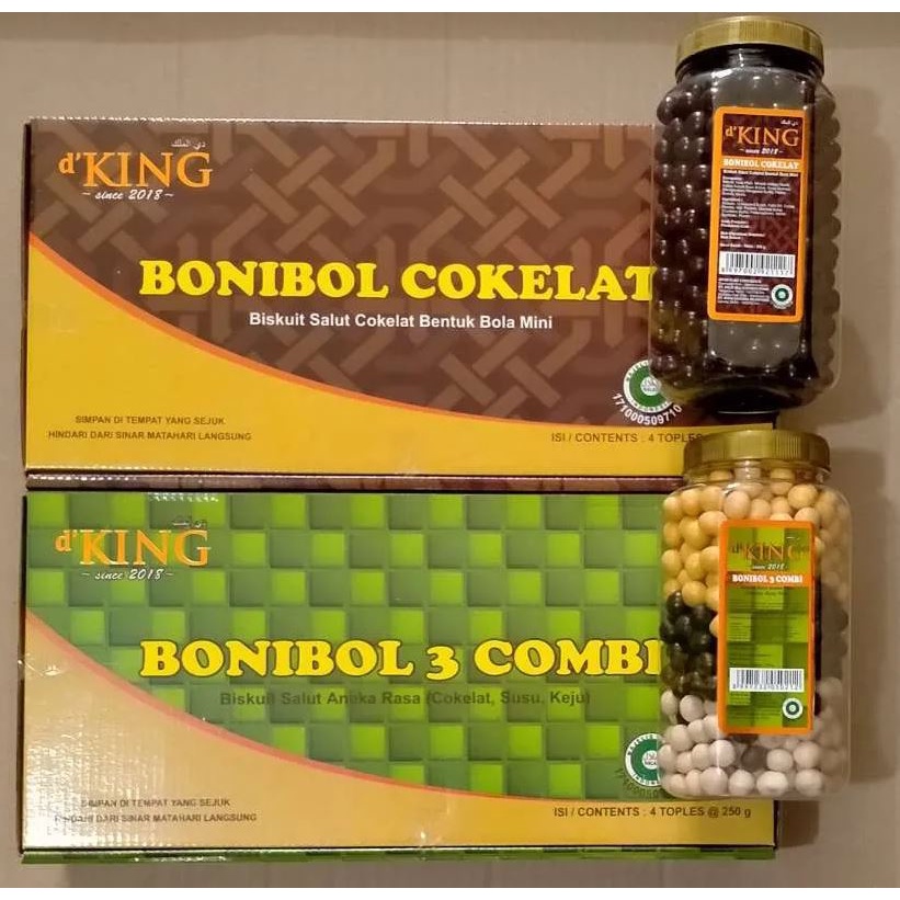 

BONIBOL D'KING COKLAT DAN 3 COMBI MINI BISKUIT SALUT 1 DUS BISA MIX