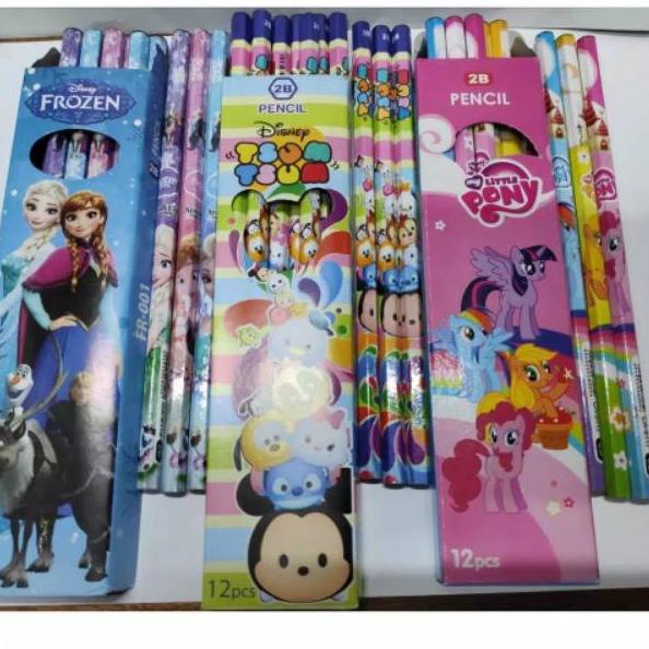 

☟ 12Pc Pensil Karakter Lucu/ Alat Tulis Unik dan Lucu ➾