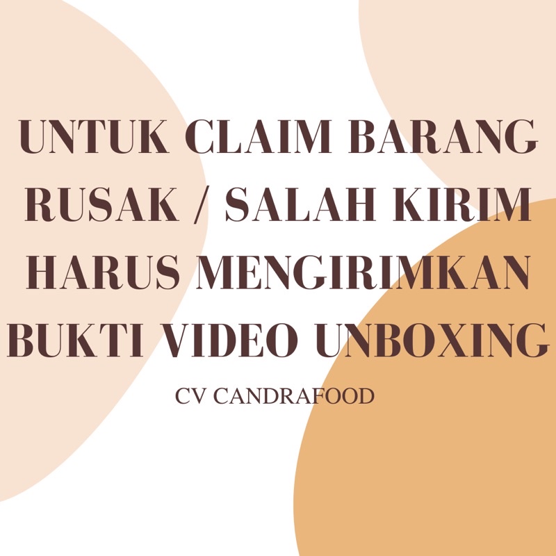 

WAJIB TAMBAH BUBBLE WRAP