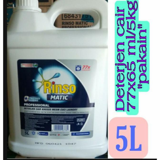 [[BISA COD]] rinso matic 5 liter cair