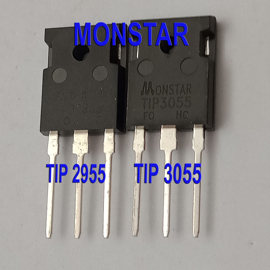 Transistor TIP 2955 dan 3055 MONSTAR