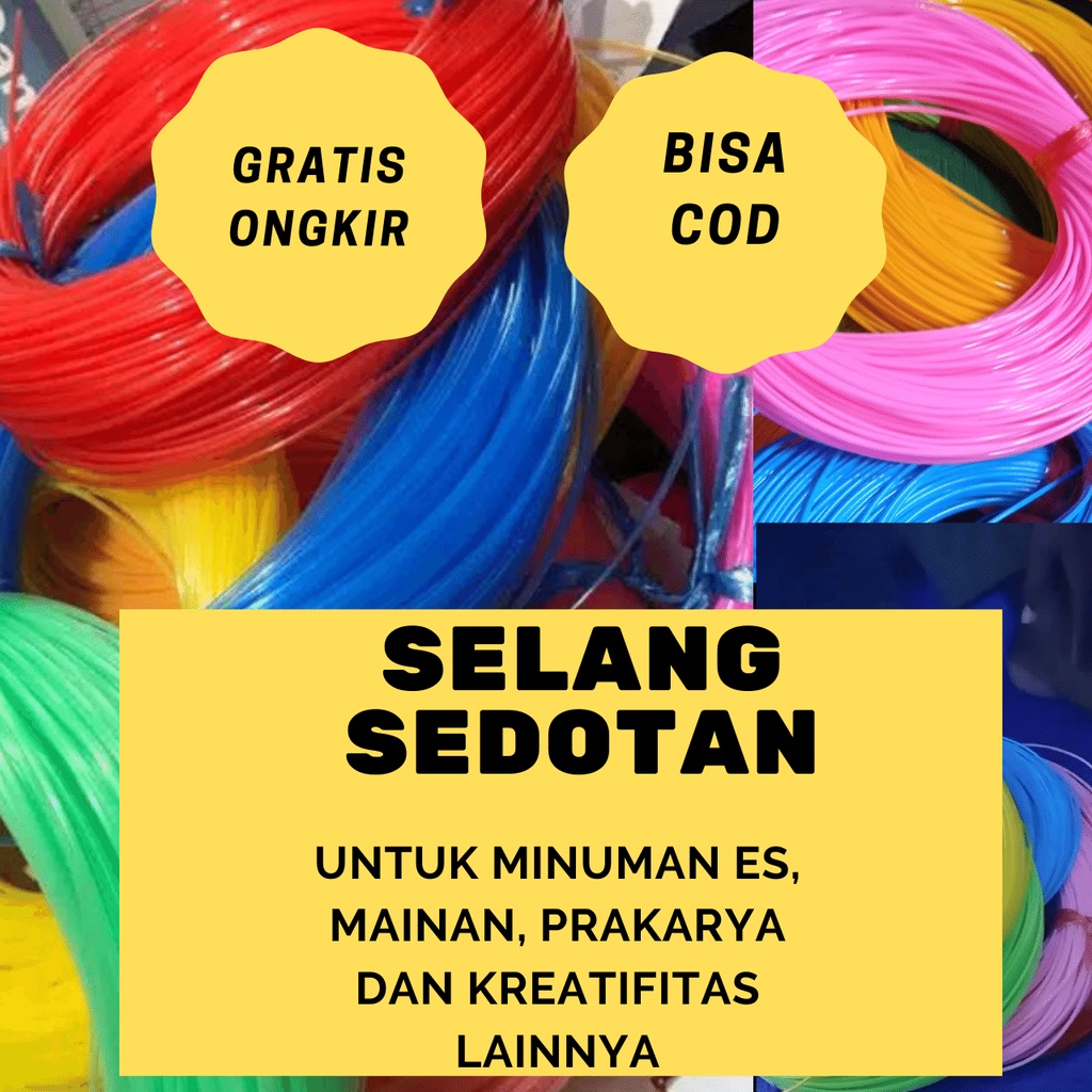 SELANG SEDOTAN BOTOL MINUM ANAK KECIL 2MM SEDOTAN SELANG BAYAR DI TEMPAT FREE ONGKIR MOTIF WARNA BEN