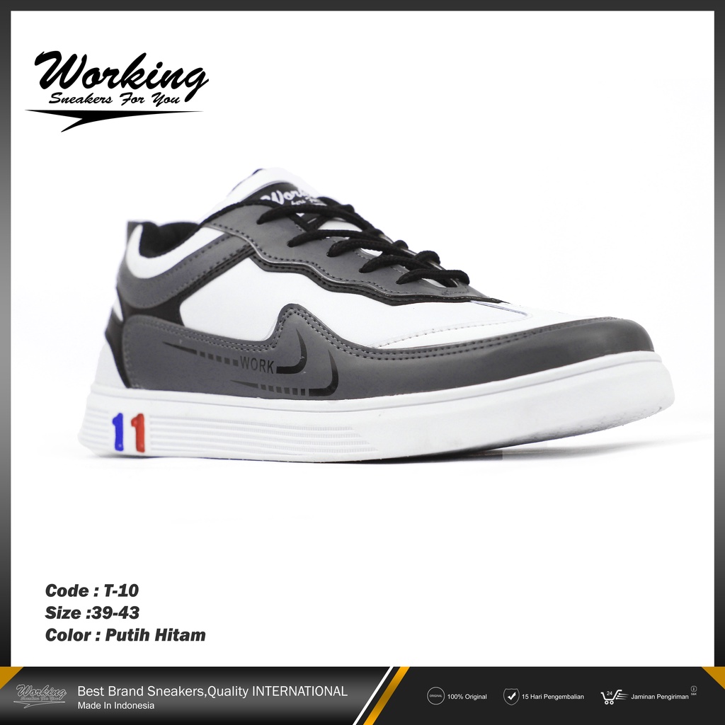 Working Snekers For You Sepatu Pria Import T-10