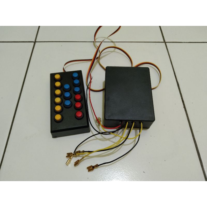 Modul klakson Telolet 3 Corong 15 tombol 12/24v