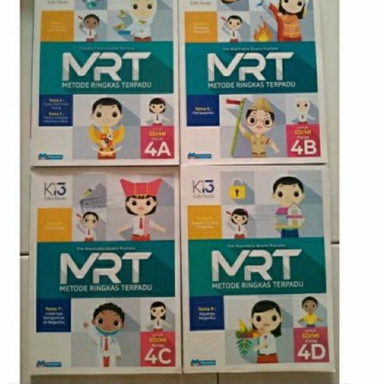 Terbaik.. Buku MRT SD/MI kelas 4A-4D K13 Edisi Revisi